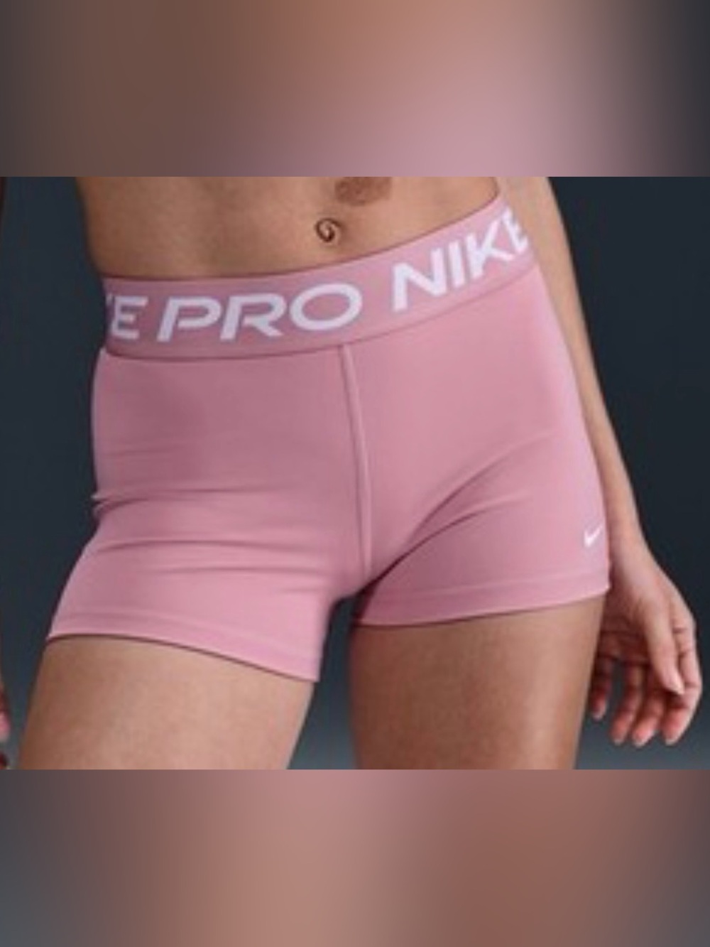 Nike Pink Performance Compression Shorts